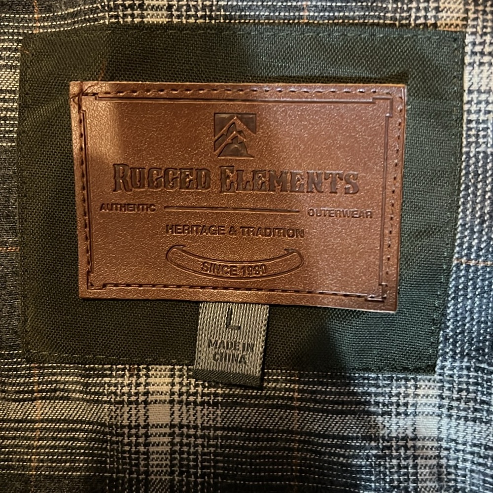 Men’s Size Large Rugged Elements Jacket. Dark Gre… - image 4